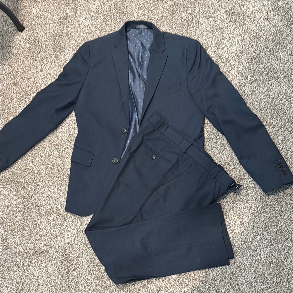Perry Ellis Dark Blue Suit